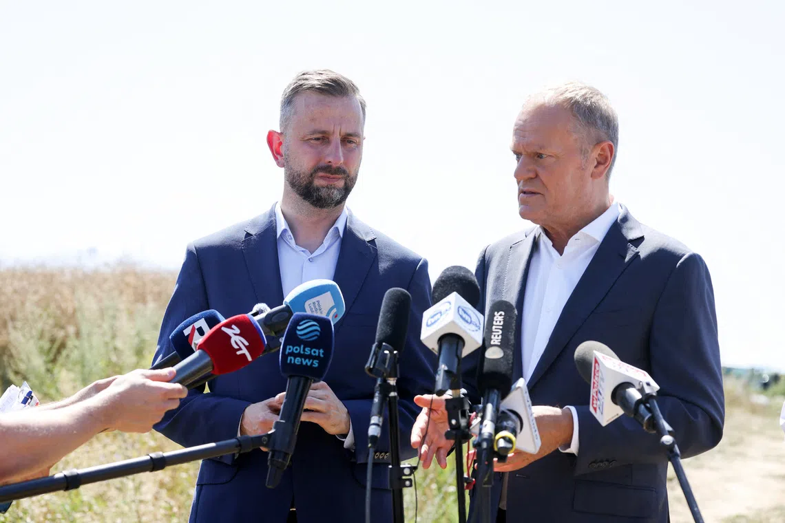 Polish Prime Minister Donald Tusk and Defence Minister Wladyslaw Kosiniak-Kamysz thanked the police for their “swift and decisive” response.