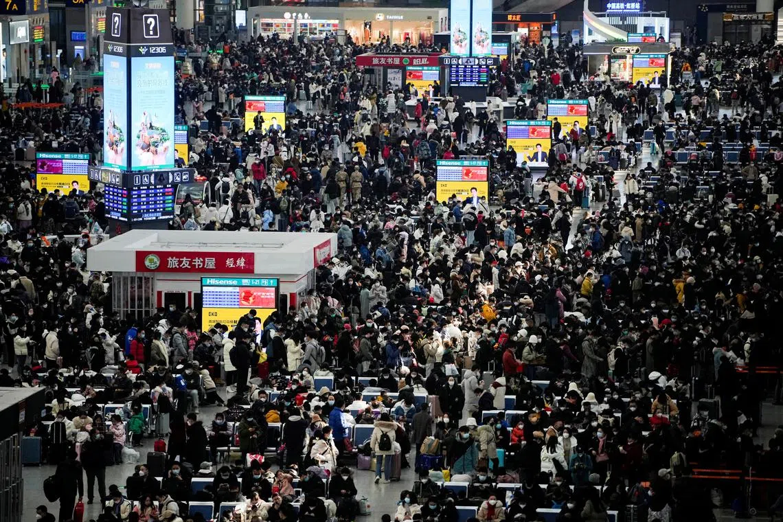  Many workers began journeying home from late last month.