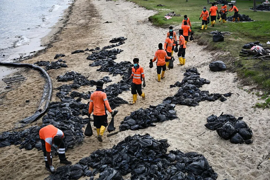 The International Oil Pollution Compensation Funds said the Singapore Government filed claims of more than $18.4 million for its response efforts.