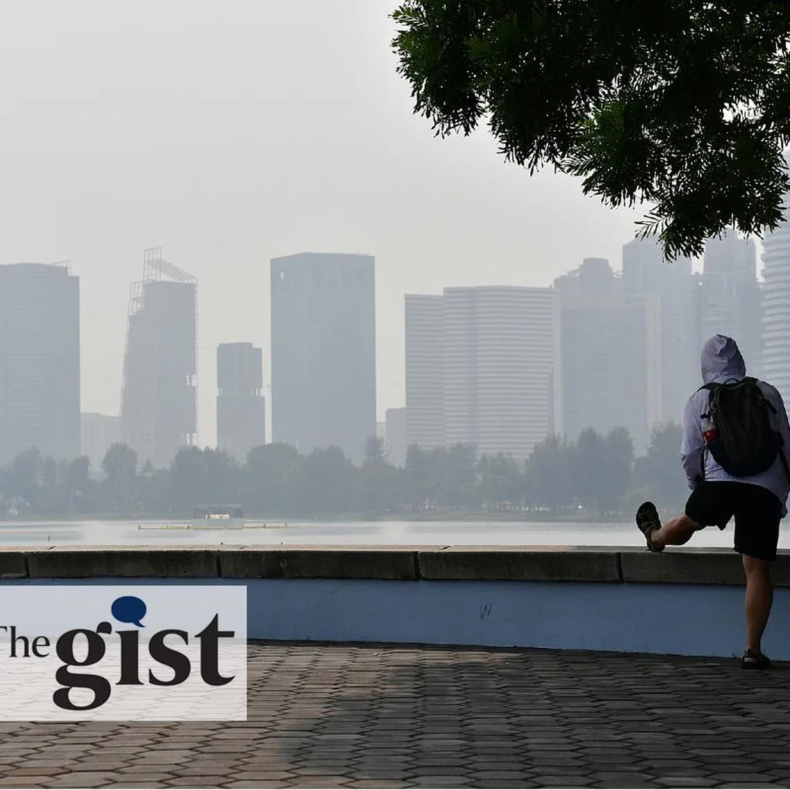 The air quality reached unhealthy levels in Singapore on Oct 7, the first time since 2019.