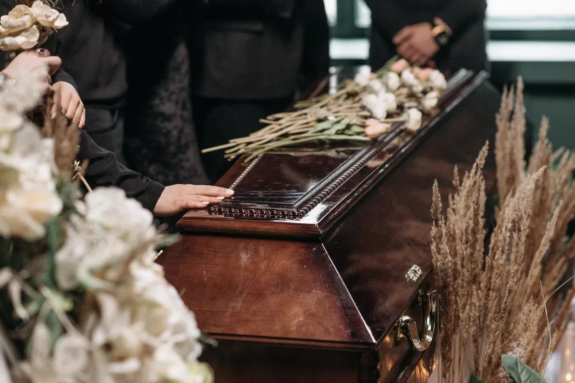 A funeral ceremony is a rite of farewell, and an important part of the grieving process, notes the writer.