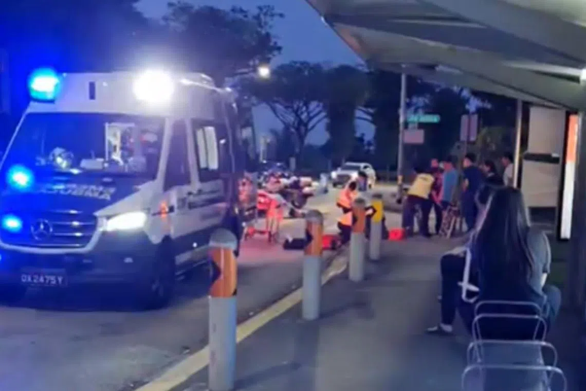 The police were alerted to the accident at the junction of Holland Road and Jalan Jelita at 6.45pm on April 13.