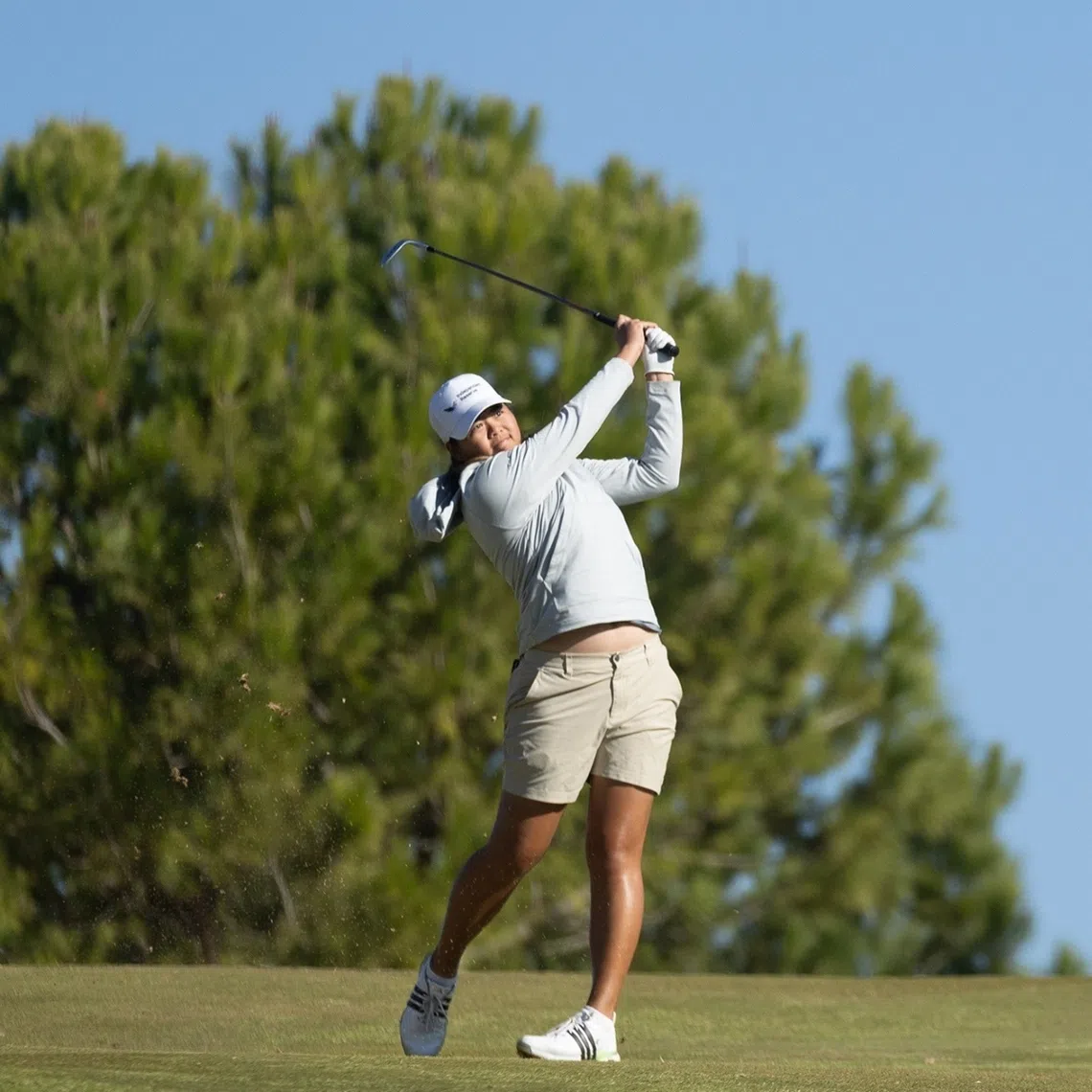 World No. 103 Shannon Tan is currently four shots off the pace needed to break into the projected top 25 bracket.