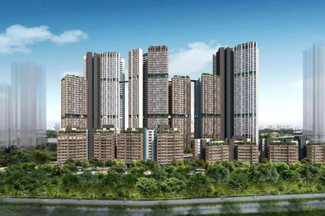Artists Impression of Ulu Pandan Banks in Queenstown.