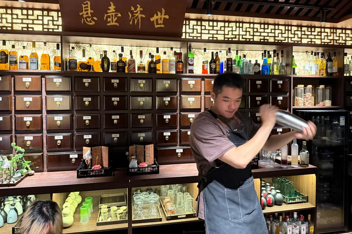 ‘Punk wellness’: China’s stressed young people mix traditional medicine and cocktails
