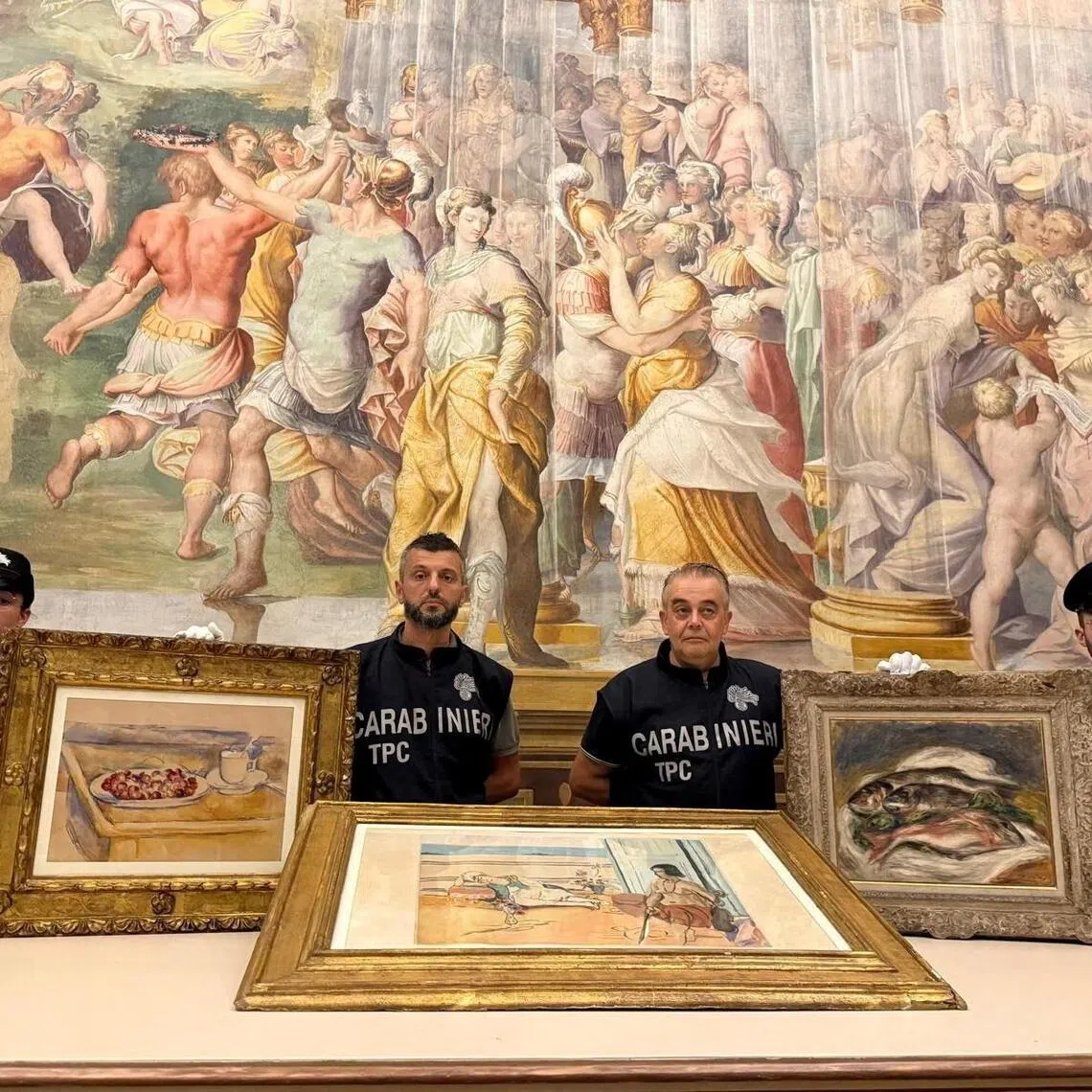 Paintings by Paul Cezanne, Henri Matisse and Pierre-Auguste Renoir were stolen, then recovered, from the Fondazione Magnani Rocca museum in Mamiano, Italy.