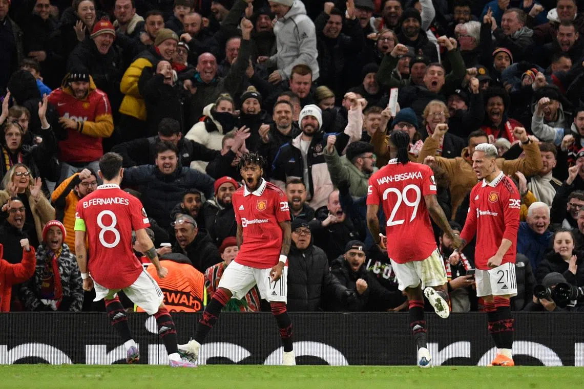 United edged a thrilling play-off with Barcelona 4-3 on aggregate, thanks to a 2-1 win at Old Trafford in Thursday’s second leg.