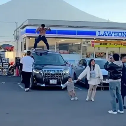 Thai YouTuber Jack Papho posted a video of himself dancing shirtless on a parked car and it has since gotten backlash.