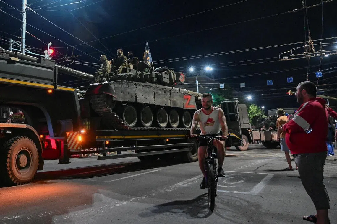 Wagner fighters pull out of the Russian city of Rostov-on-Don, after a deal was brokered to end their mutiny.