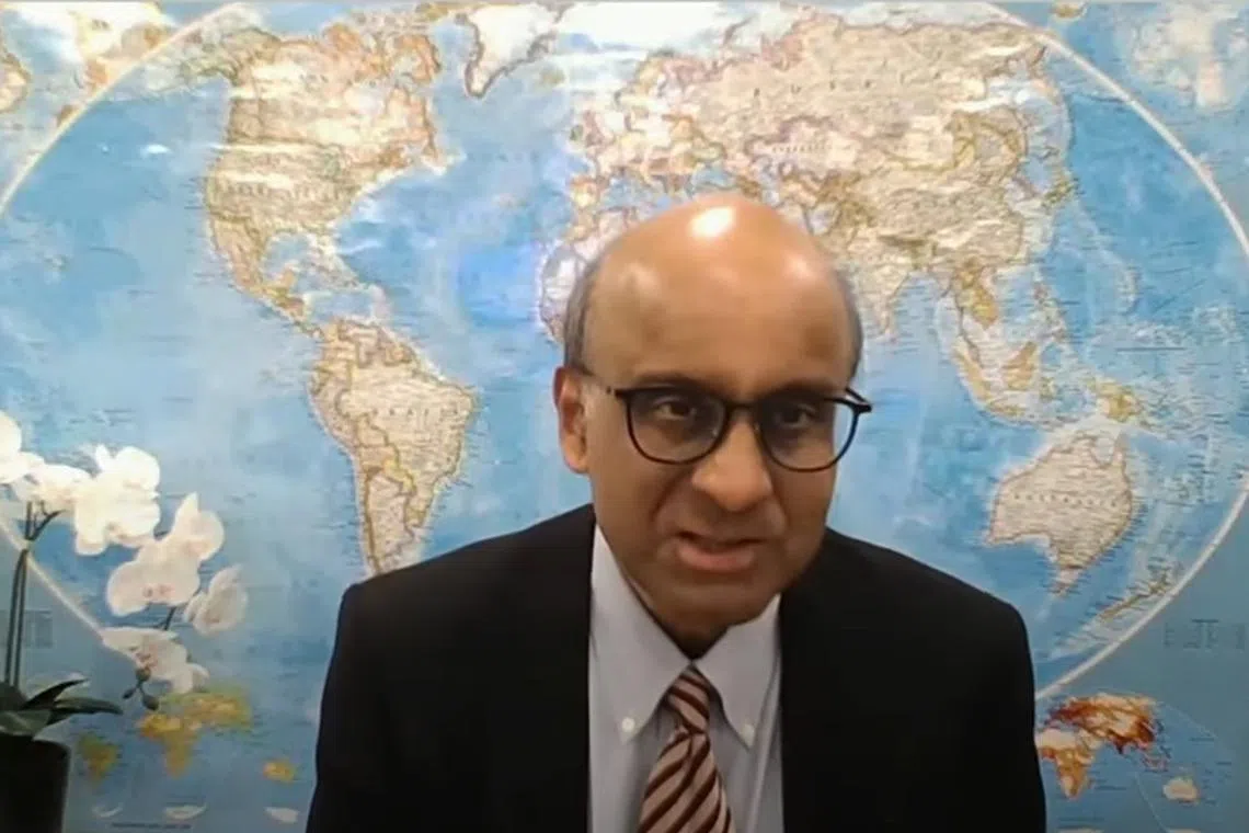 The importance of the US and China finding a way to collaborate while competing has been key themes in Mr Tharman’s recent speeches.