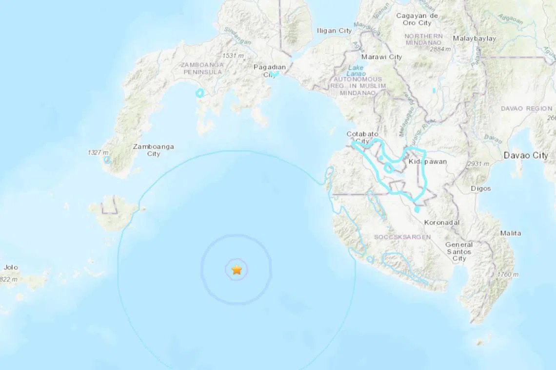 The Philippines’ seismology agency said in an advisory the deep offshore quake is not expected to create damage but aftershocks were expected.