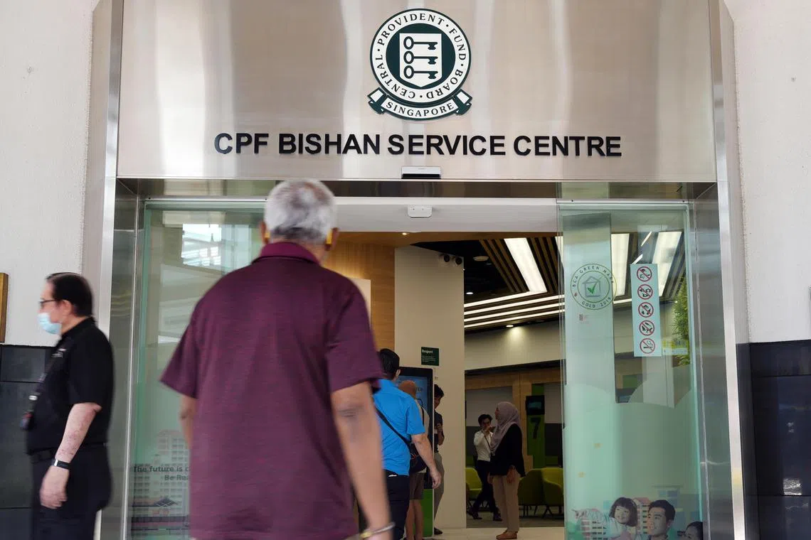CPF Bishan Service Centre at CPF Building in Bishan.