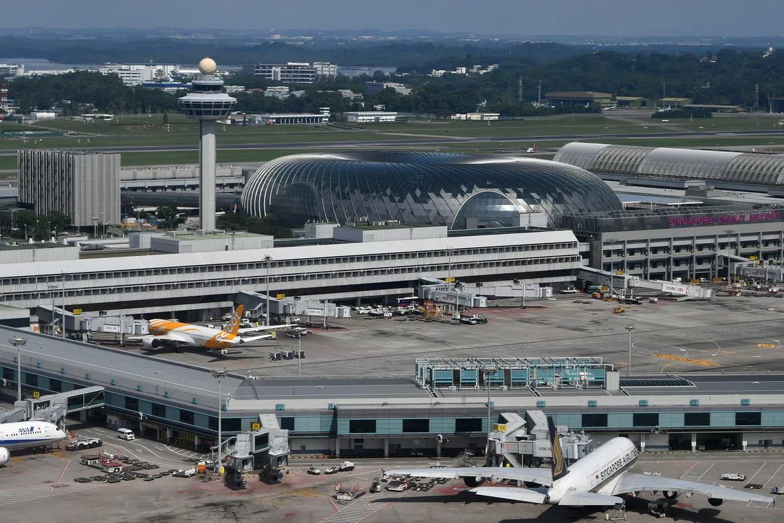 The national target is for sustainable fuel to form 1 per cent of all jet fuel used at Changi and Seletar airports in 2026.