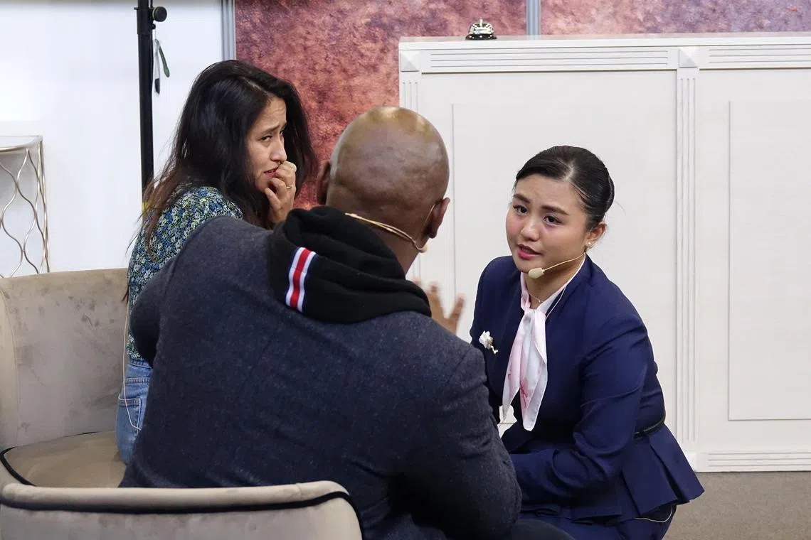 ethotel15 - Ms Rachel Yu at the WorldSkills competition in France, Lyon, on Sept 12, showing how she deals with challenging situations in a role-play.


Credit: WorldSkills Singapore