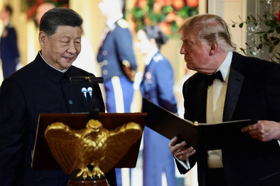 Trump to wrap up Xi summit with a tour of US archives