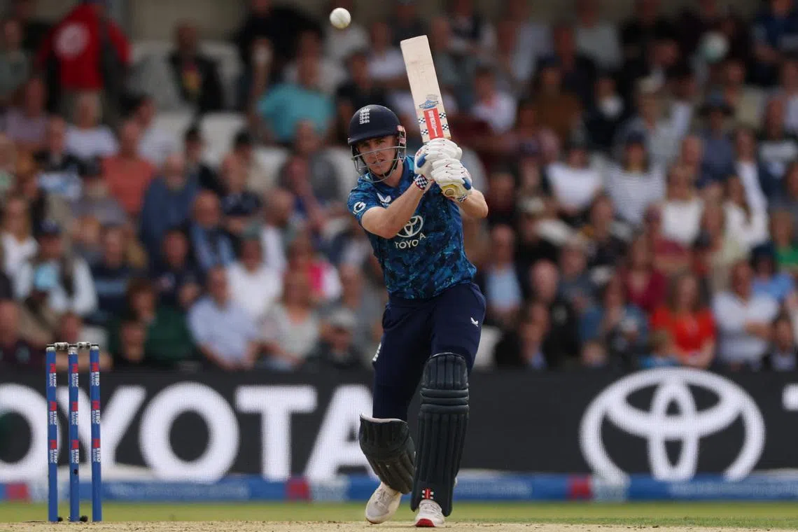 Cricket - First One Day International - England v South Africa - Headingley, Leeds, Britain - September 2, 2025 England's Harry Brook in action Action Images via Reuters/Lee Smith