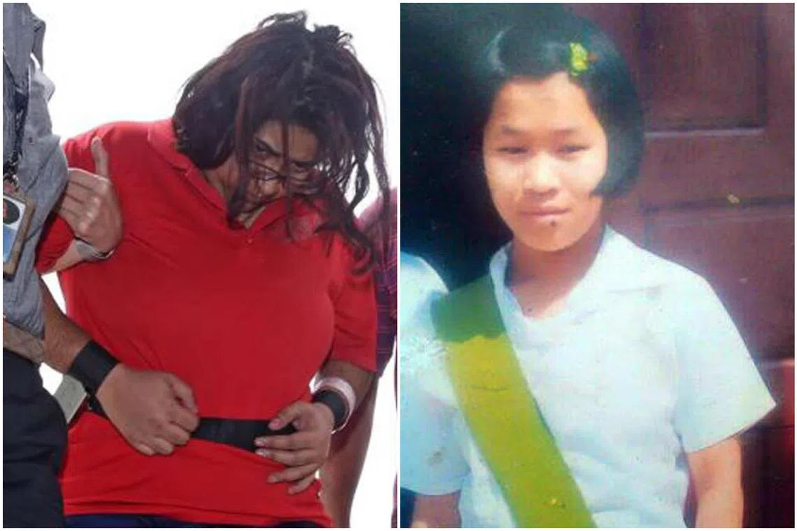 Gaiyathiri Murugayan (left) had subjected Ms Piang Ngaih Don to months of beatings and deprived her of food.