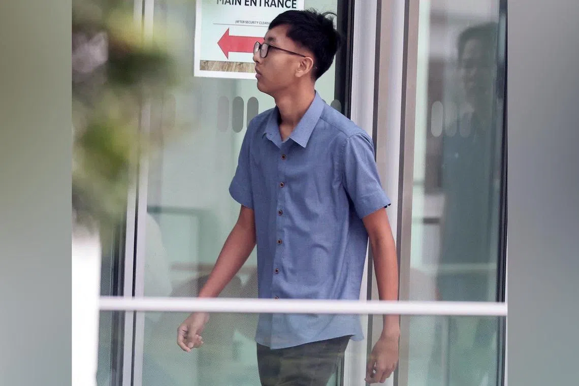 Kieron Ng Kay Lin pleaded guilty to one charge of outraging the modesty of an 11-year-old girl.