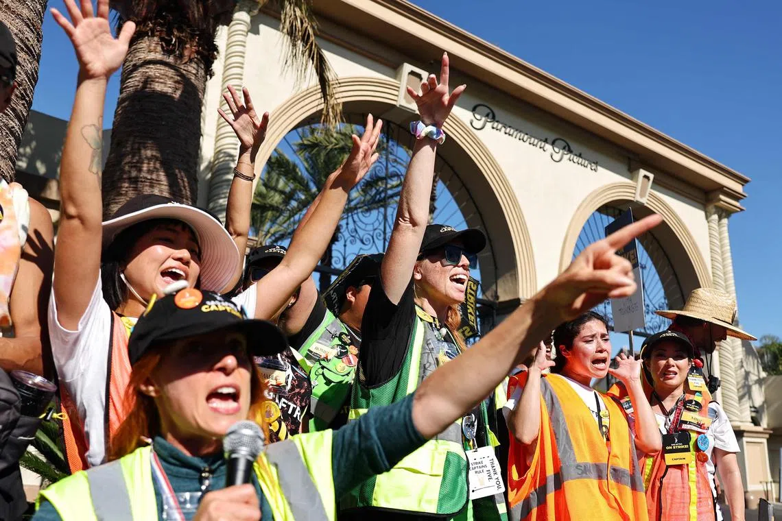 Hollywood has been at a standstill for half the year, until studios agreed on Nov 8 to offer striking stars protection from robotic rivals.