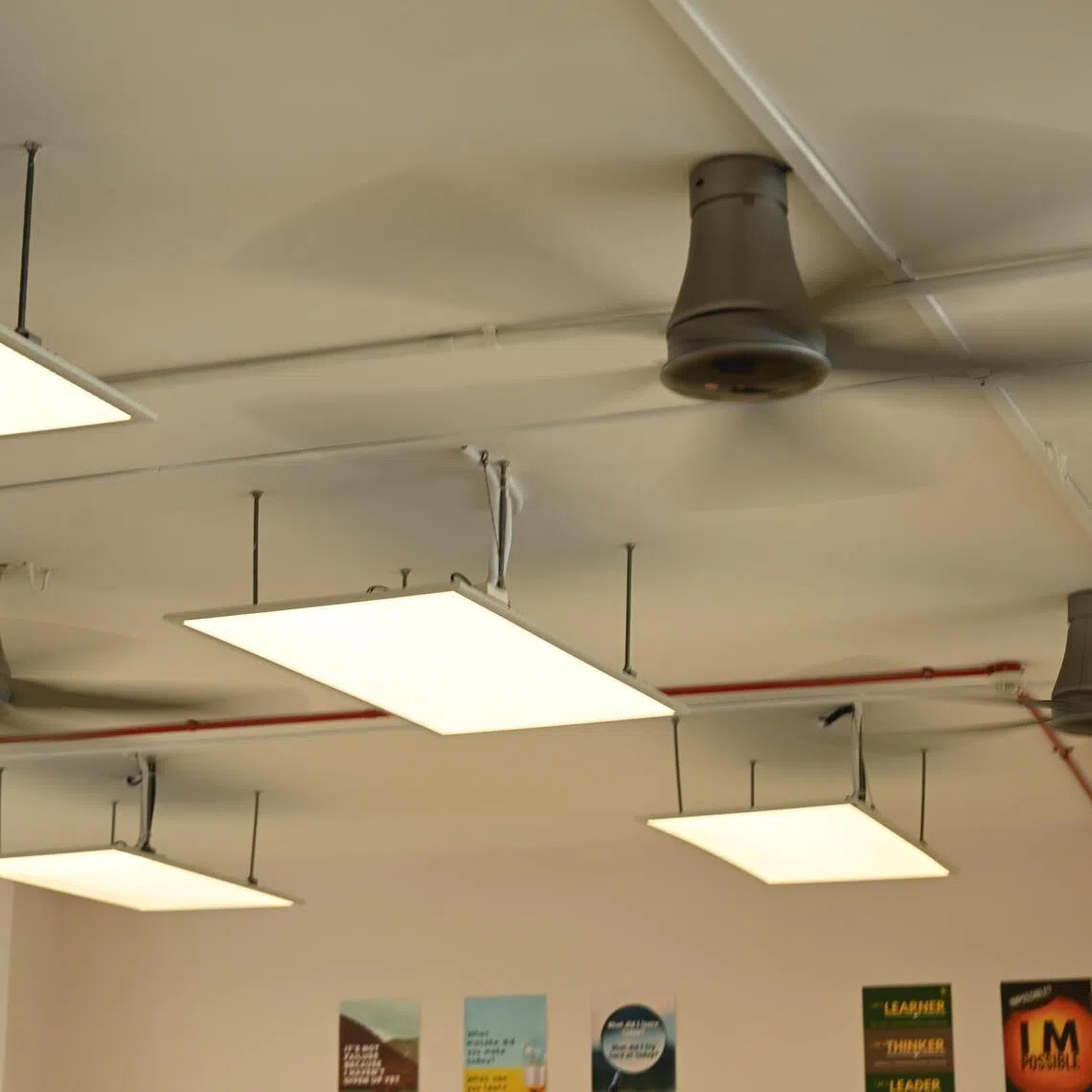 This story is about how schools in Singapore are coming up with unique measures to help staff and students beat the heat. Tampines Sec is being featured for its use of smart technology to bring temps down in classrooms - cool paint, LED lights, smart DC fans, sun shades, ventilated chairs.