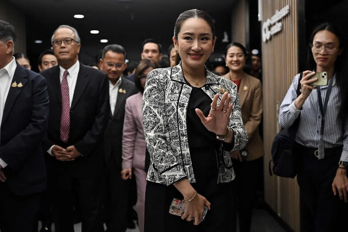 Puea Thai Party leader Paetongtarn Shinawatra has been named the candidate to be Thailand’s next prime minister.