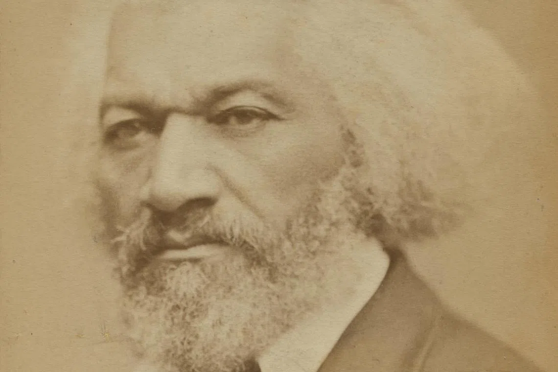 FILE PHOTO: Formerly enslaved abolitionist Frederick Douglass is seen in this image taken in Boston in 1876. George Kendall Warren/National Portrait Gallery/Smithsonian Institution via REUTERS /File Photo