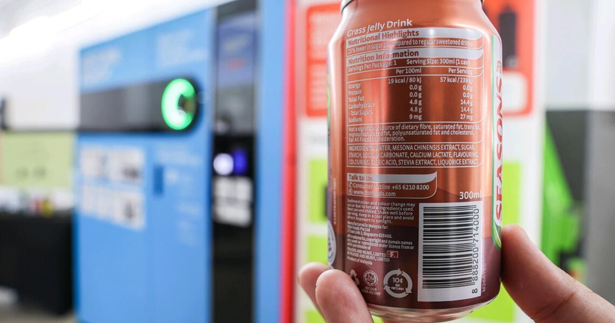 Singapore's beverage container return scheme fully kicks in | The ...