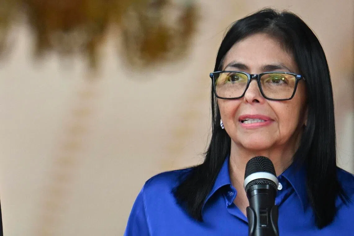 Venezuela's interim president Delcy Rodriguez insists her country is not under US tutelage.