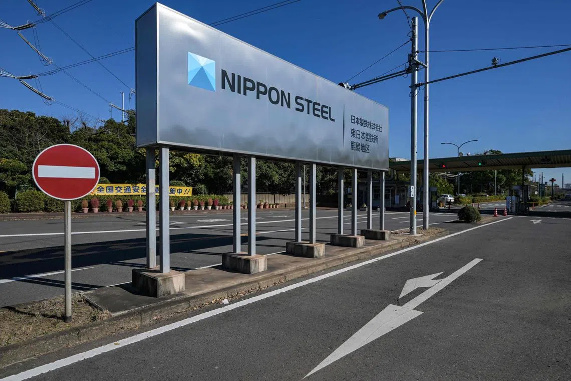 US President Donald Trump said Nippon Steel’s US$14.9 billion (S$20.4 billion) bid for US Steel would take the form of an investment instead of a purchase.
