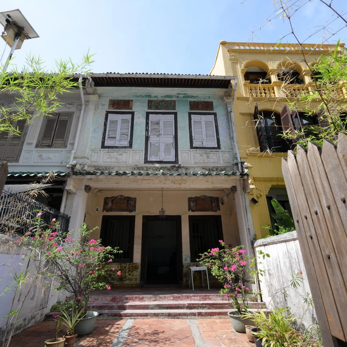 The townhouse at 141 Neil Road is among the more than 7,200 buildings in Singapore that have been conserved thus far.