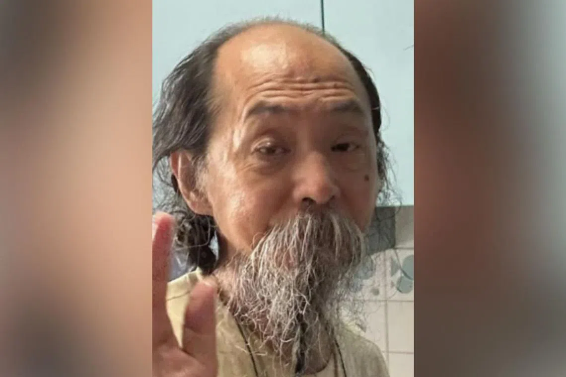 Mr Wong Chee Sing was last seen in the vicinity of Blk 147 Tampines Avenue 5 at about 7.15am on Sept 7.