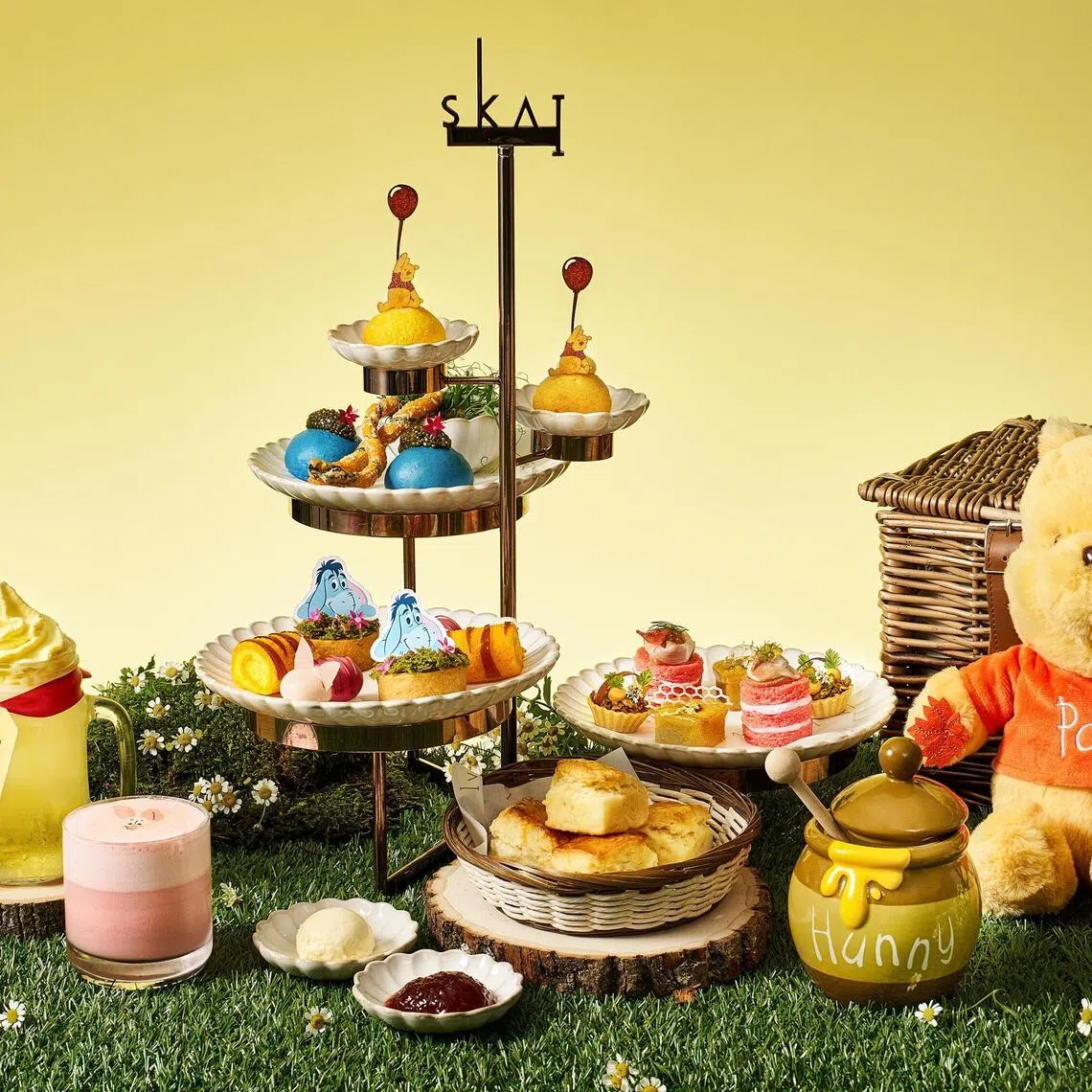 Celebrate a special occasion with Winnie the Pooh-themed high tea at SKAI.