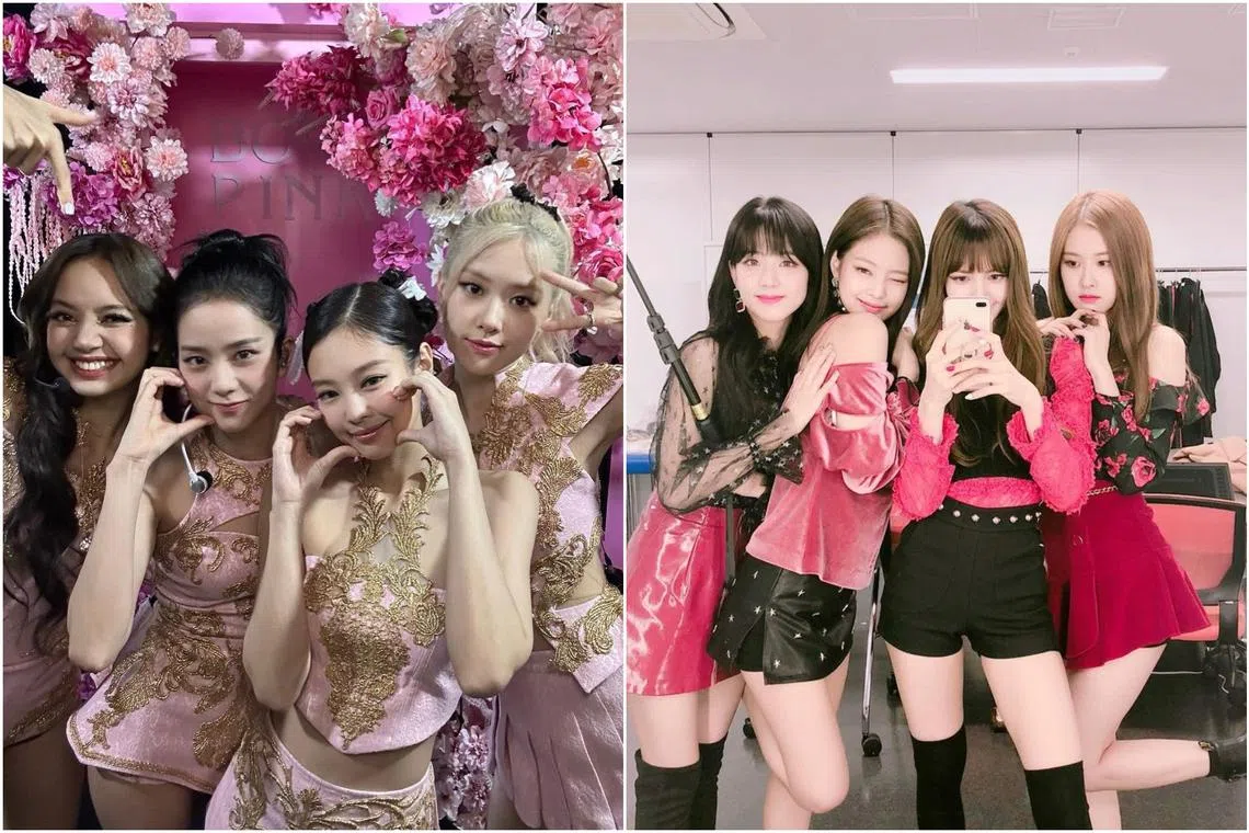 Blackpink members took to Instagram to share throwback photos while reminiscing about their time together.