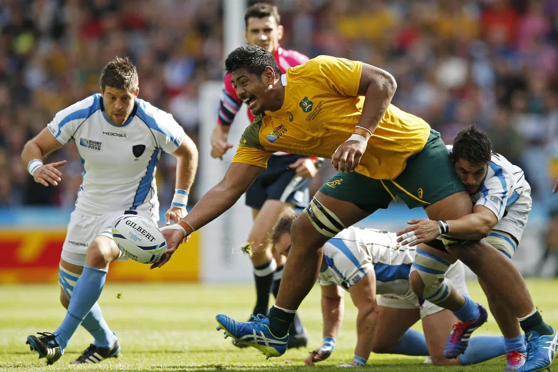 FILE PHOTO: Rugby Union - Australia v Uruguay - IRB Rugby World Cup 2015 Pool A - Villa Park, Birmingham, England - 27/9/15  Australia's Will Skelton in action  Action Images via Reuters / Andrew Boyers  Livepic/File Photo