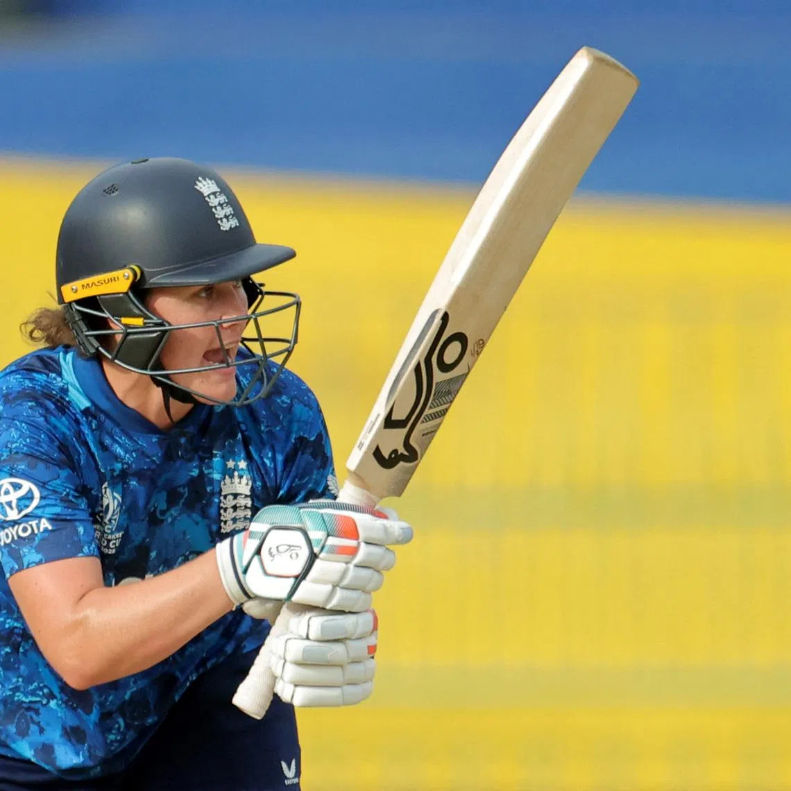 FILE PHOTO: Cricket - ICC Women's World Cup - Sri Lanka v England - R. Premadasa International Cricket Stadium, Colombo, Sri Lanka - October 11, 2025 England's Nat Sciver-Brunt in action REUTERS/Lahiru Harshana/File Photo