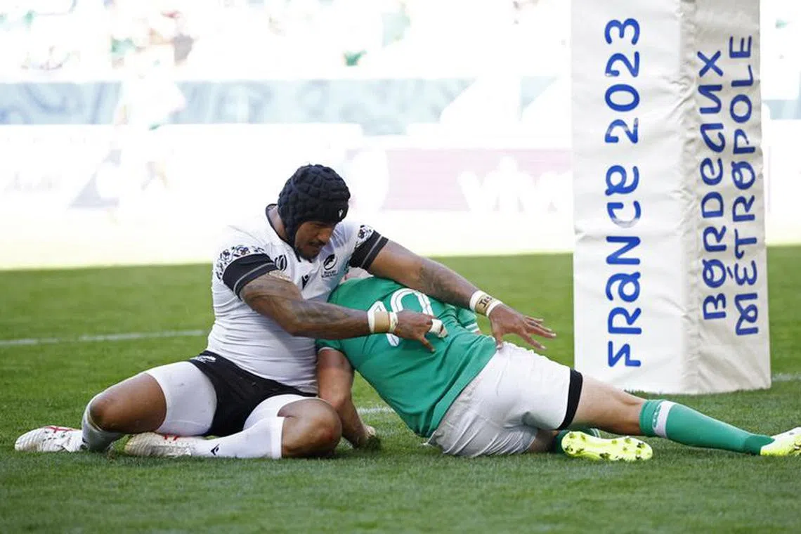 Ireland torch Romania 82-8 in Bordeaux furnace | The Straits Times