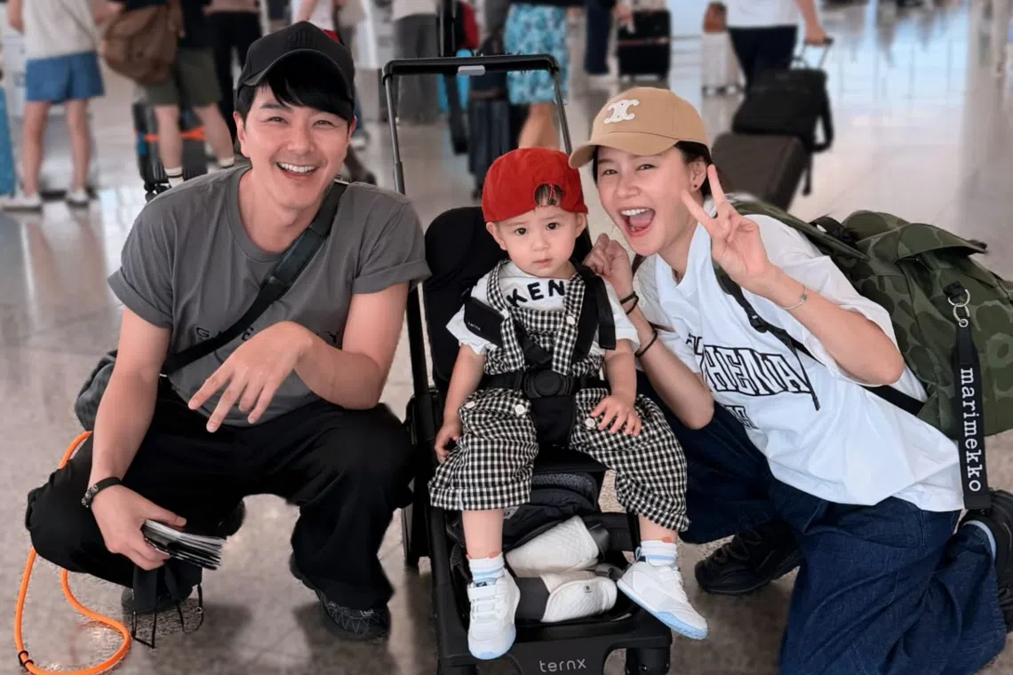 HK actors Priscilla Wong, Edwin Siu take toddler son on first trip abroad to Malaysia