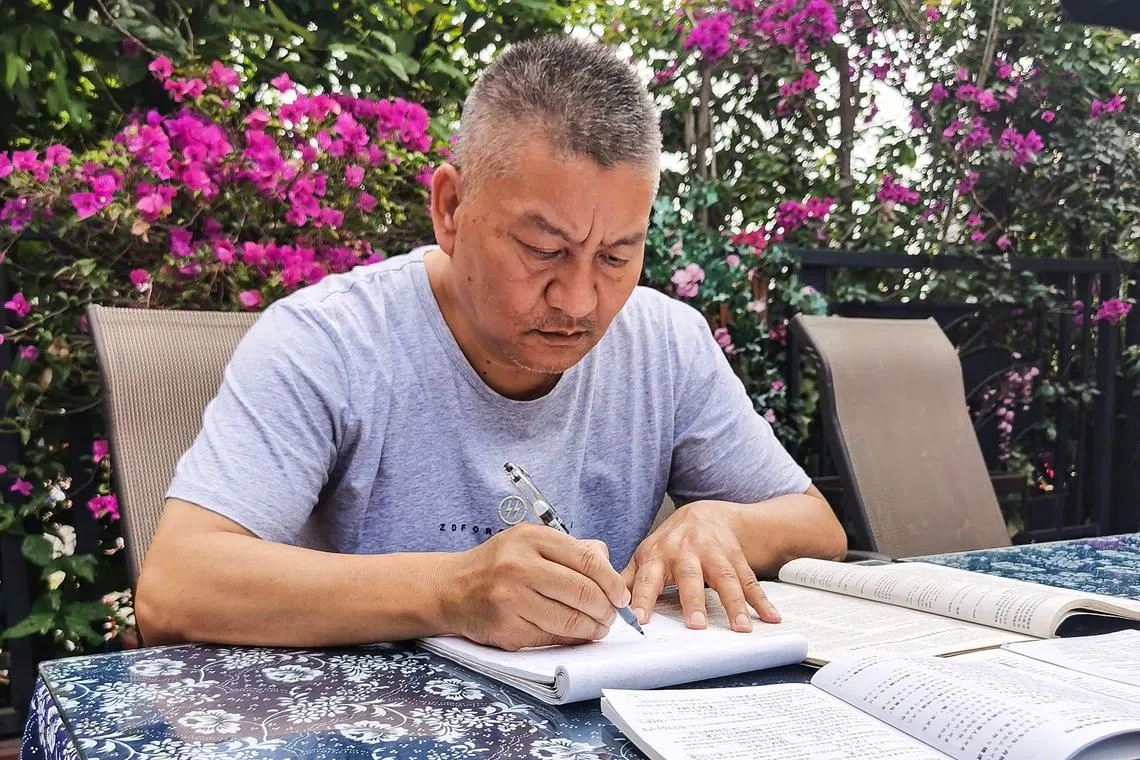 Mr Liang, a self-made millionaire, hopes to earn a place at top-tier Sichuan University and fulfil his ambition of becoming “an intellectual”.