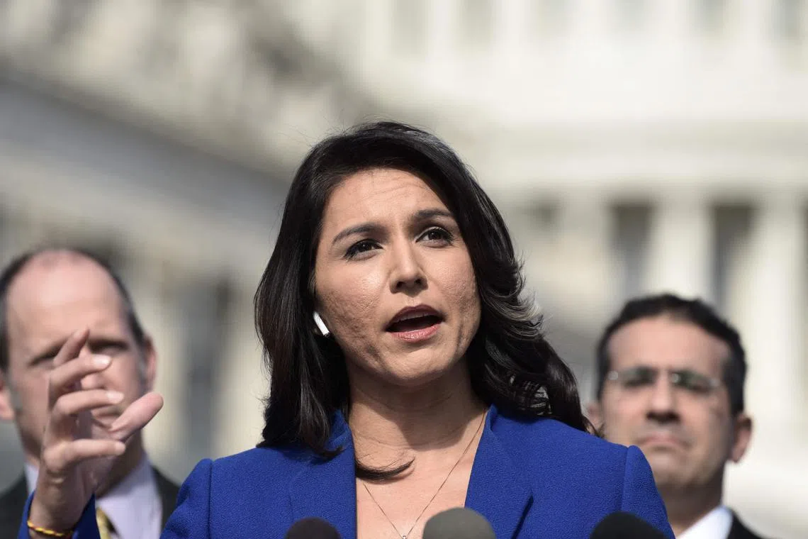 Former Democrat Ms Gabbard has little direct experience with intelligence work and had not been widely expected to be tapped for the post.