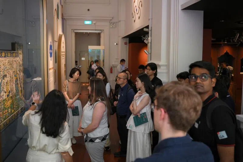 The programme involved a guided tour of the Asian Civilisations Museum.