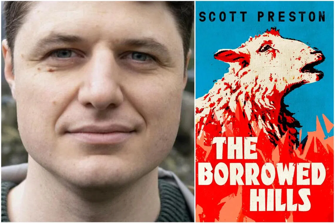 English author Scott Preston's debut novel, The Borrowed Hills, documents the experience of sheep culling in the early 2000s in Britain.