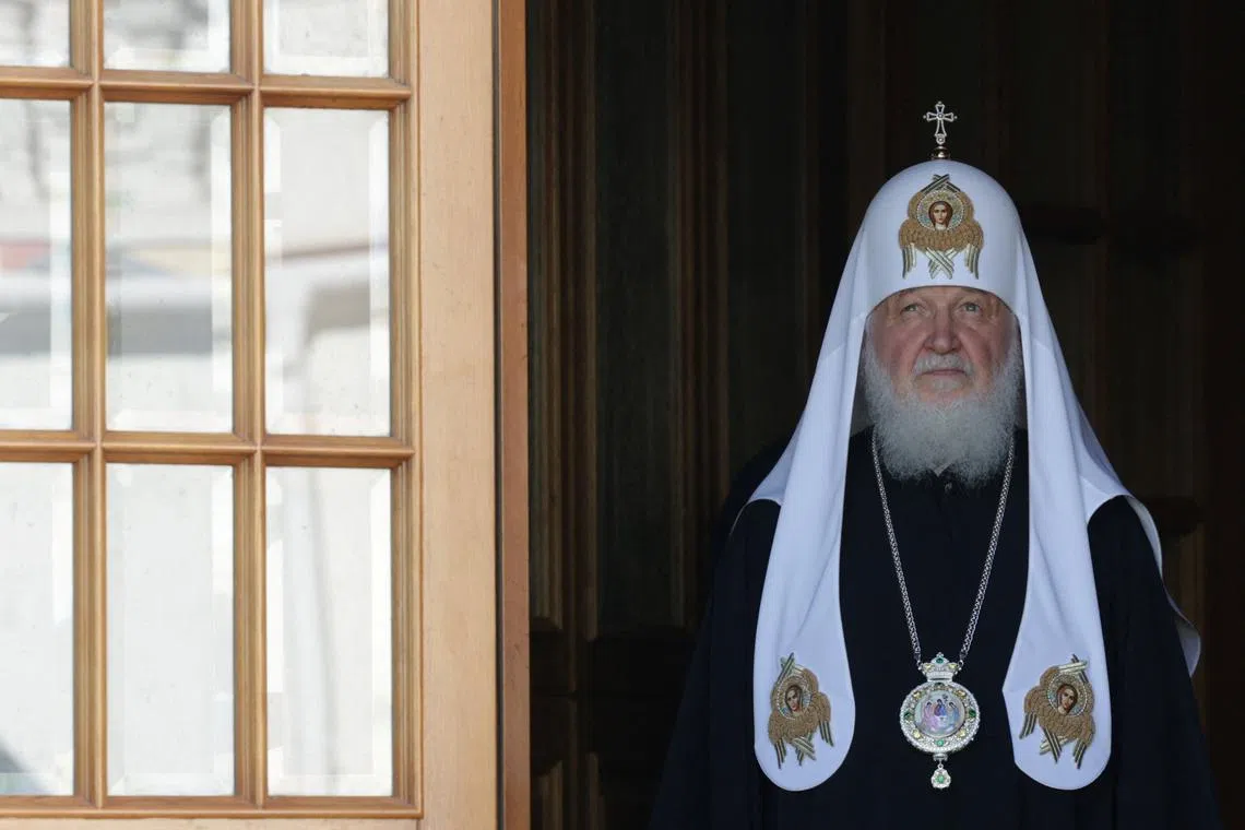 Mr Patriarch Kirill, the head of Russia's Orthodox Church, has been a backer of the invasion of Ukraine.