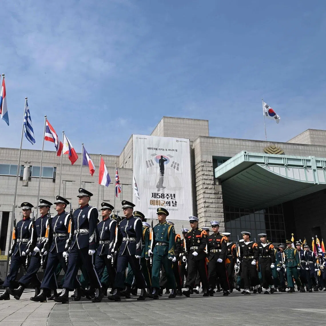 South Korea's standing forces have shrunk by 20 per cent in the past six years to 450,000 amid a record-low birth rate.