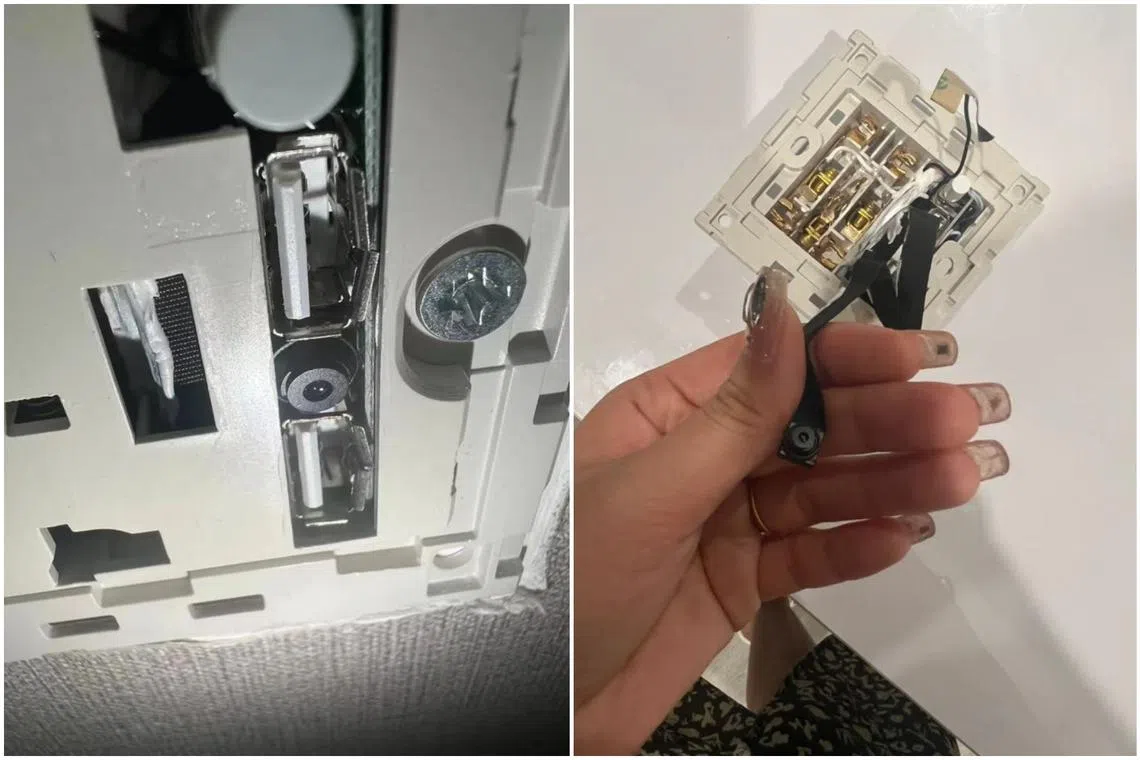 The Chinese couple discovered a camera strategically positioned within a wall socket to face their bed during their stay at a Airbnb in Kota Kinabalu.