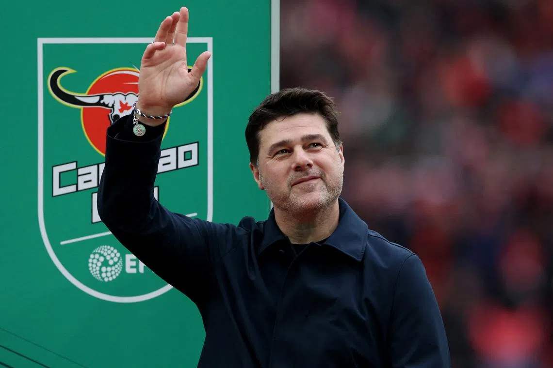 Soccer Football - Carabao Cup - Final - Chelsea v Liverpool - Wembley Stadium, London, Britain - February 25, 2024 Chelsea manager Mauricio Pochettino before the match Action Images via Reuters/Paul Childs/ File photo