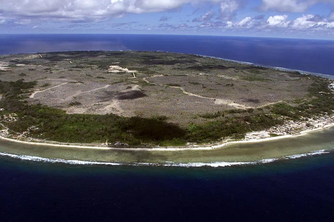Nauru, with a population of 12,500, is one of the world’s smallest countries, with a mainland measuring just 20 sq km.