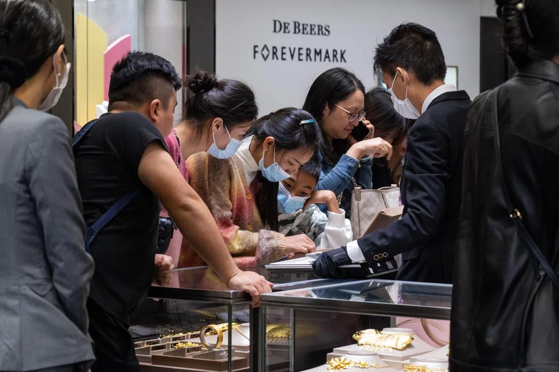 Gold buyers in China are getting younger, amid a property  downturn, weakening stocks and currency and low bank deposit interest rates.