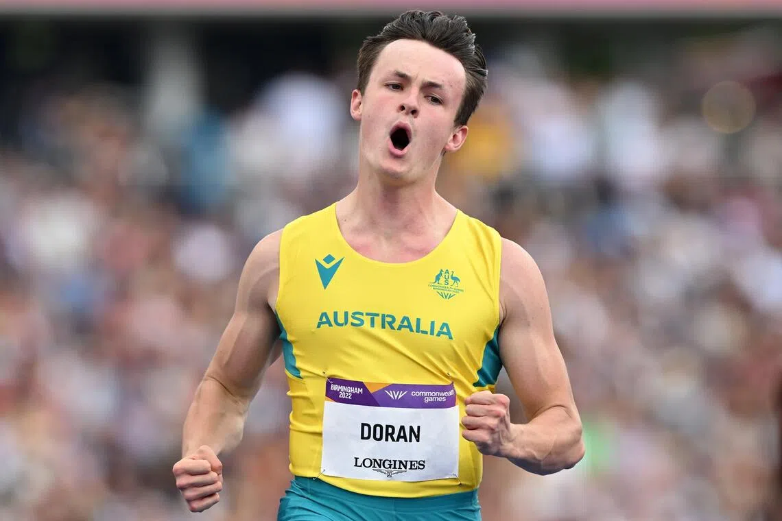 Sprinter Jake Doran represented Australia at two world championships and the 2022 Commonwealth Games.
