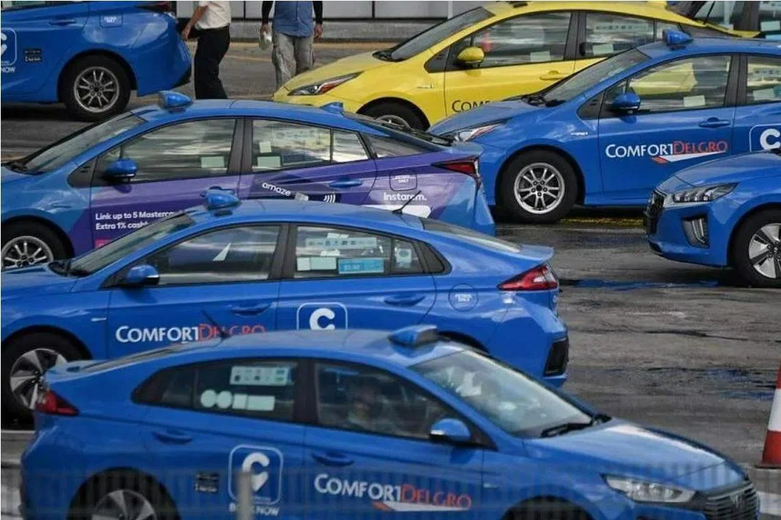 ComfortDelGro’s taxi and private-hire earnings improved to $42.7 million for the first half, up from $25.1 million in the previous corresponding period.