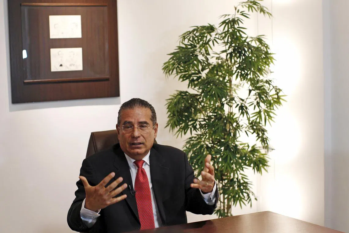 FILE PHOTO: Ramon Fonseca, founding partner of law firm Mossack Fonseca, speaks during an interview with Reuters at his office in Panama City April 5, 2016. REUTERS/Carlos Jasso/File Photo